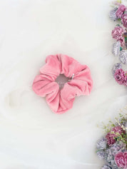 Velvet scrunchies