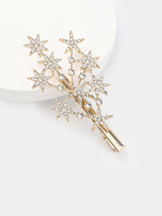 Diamante Celestial Star Tree Hair Side Clip