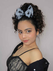 Threaded Floral Hair Bow Knot Clip | Hair Bow