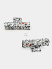 Textured Acrylic Hair Claw Clip