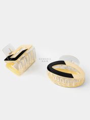 Glassy Tint Hair Claw Clip | Dual Color