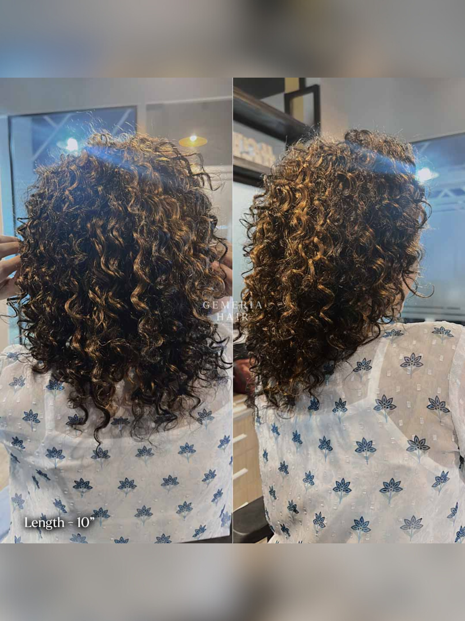 Deep Curly Half Head Wig