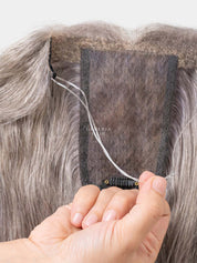 Front Lace Hair Band Topper | Bio-Base | Light Grey