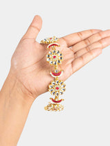 Rani Ratnavati - Polki Chaandbali Head Band | Sheeshphool Matthapatti