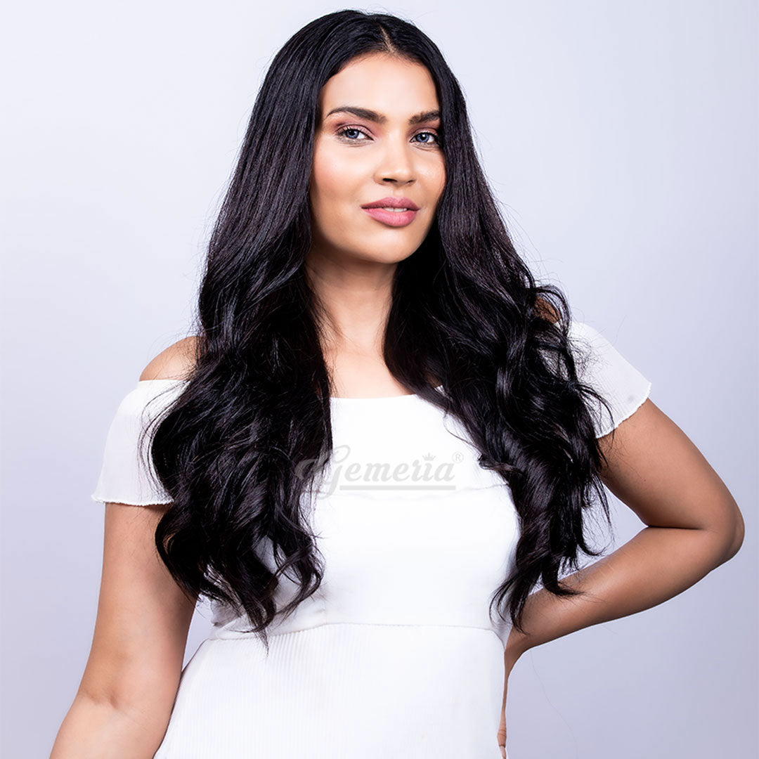 Classic | 7 Set Clip-In Extensions | Natural Wavy