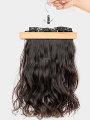 Wavy clip-in hair extension