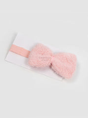 Soft & Furry Handmade Bow Hair Band | For Babies