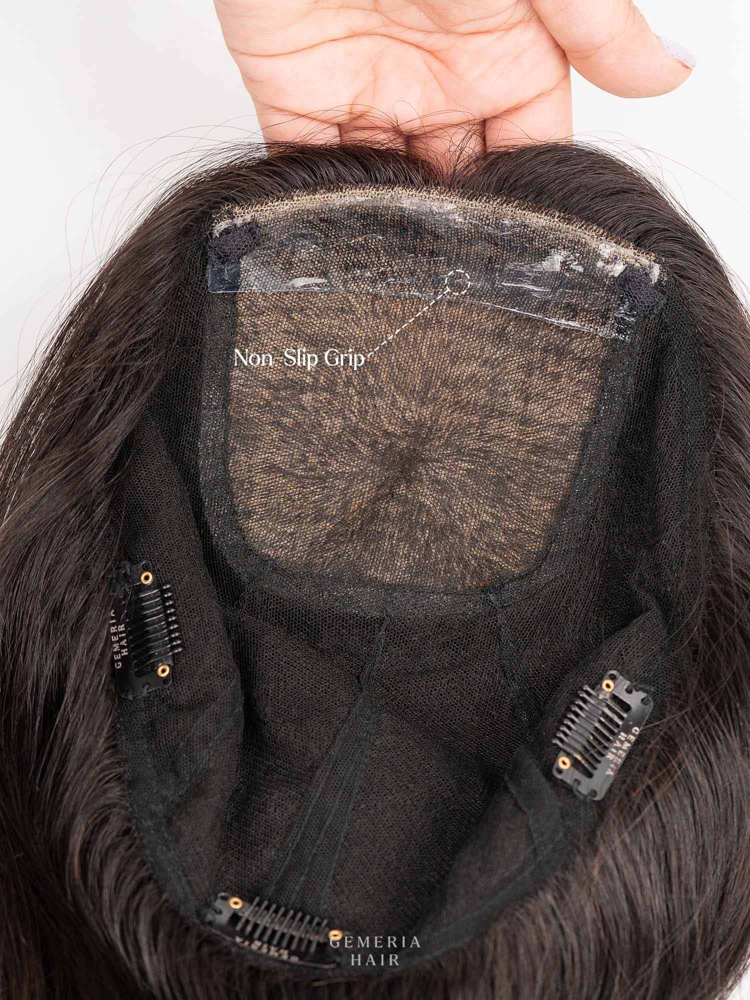 5"x8" | Volume Hair Topper | Crown Hair Topper | Bio-Base | Straight