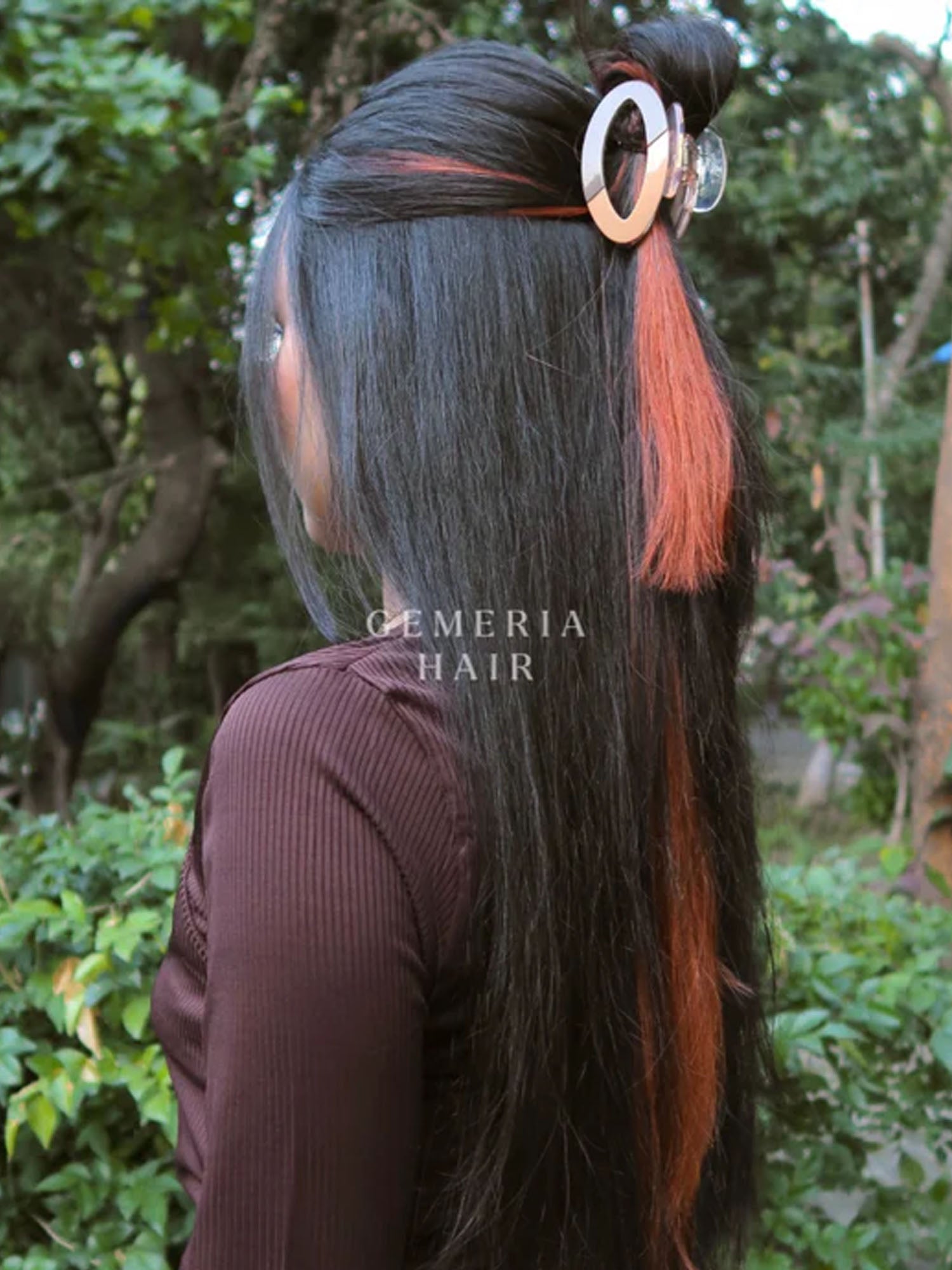 Glassy Tint Hair Claw Clip | Dual Color