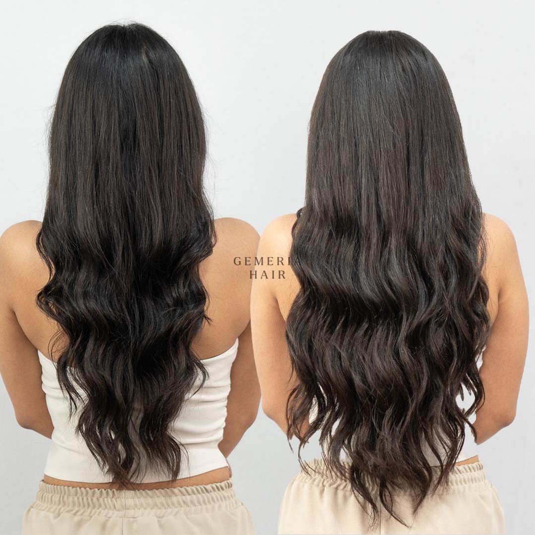 Classic | 7 Set Clip-In Extensions | Natural Wavy