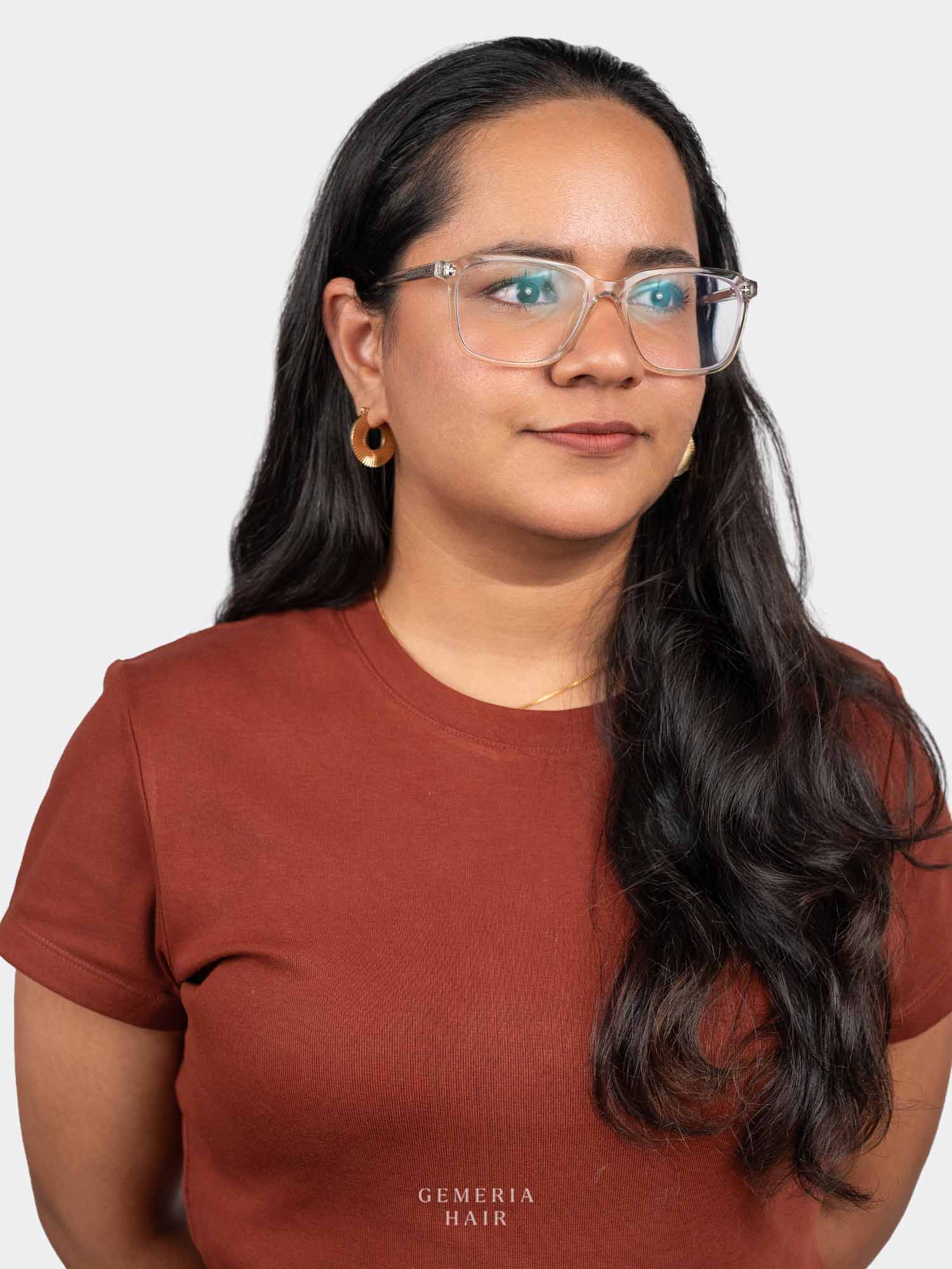 before wearing front lace topper