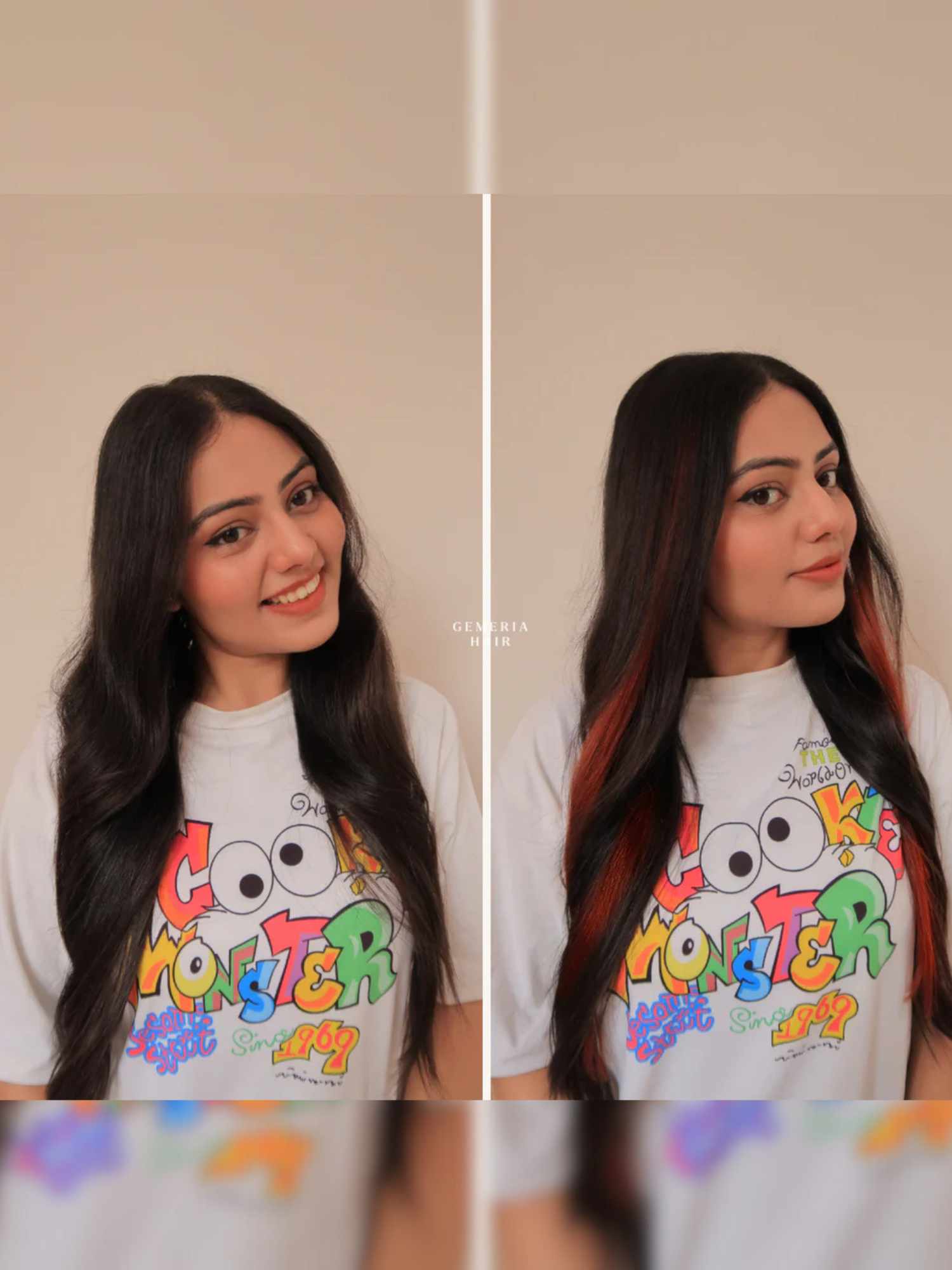 Wine Red Single Clip Highlights