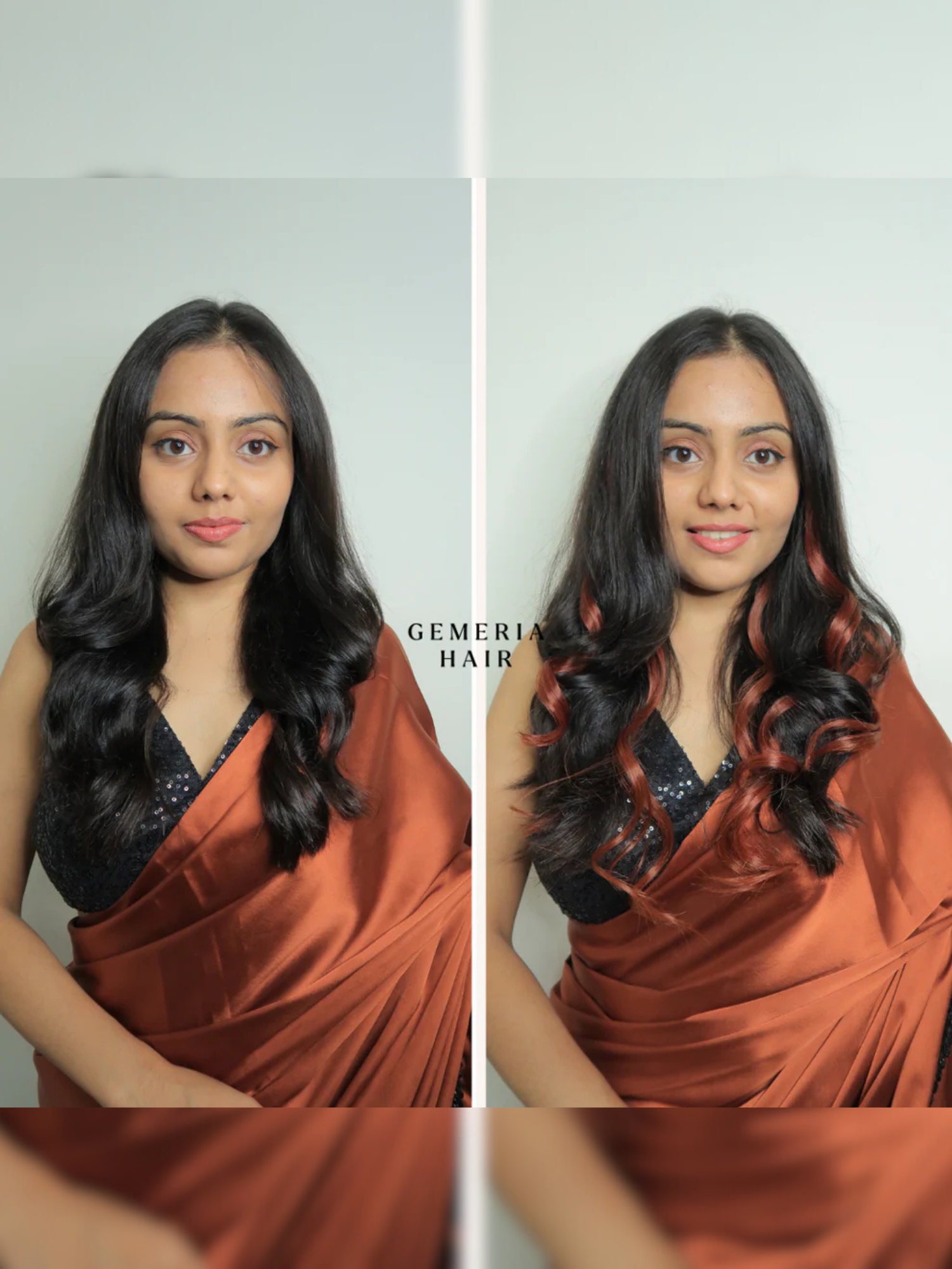 Wine Red Single Clip Highlights
