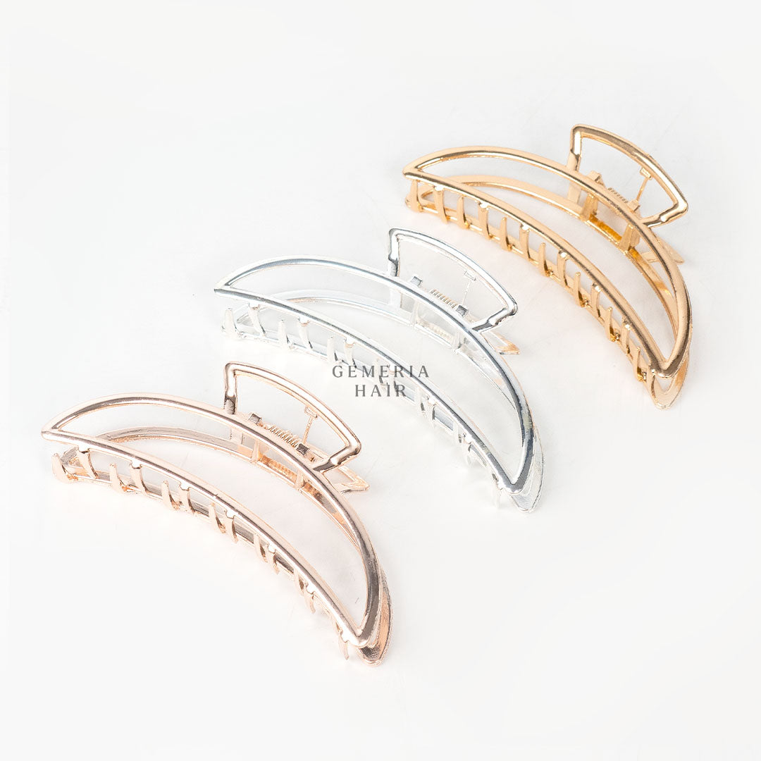 Metal large hair claw clip