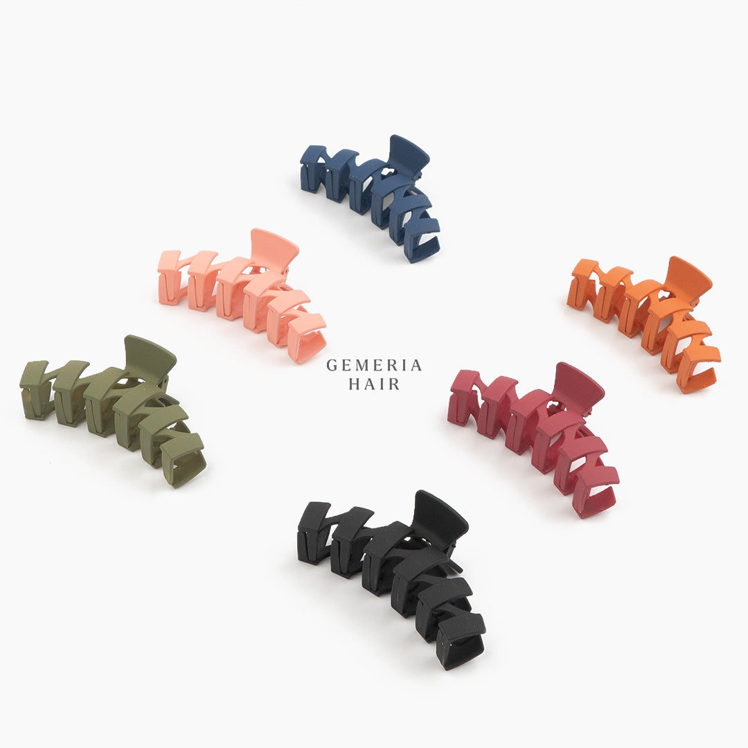 Zig-Zag Matte | Large Hair Claw Clips | Clutchers