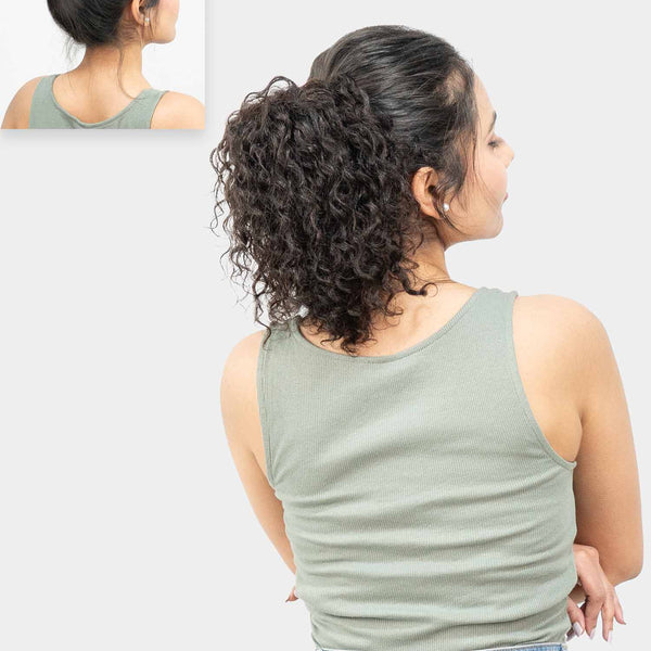 Clip-In Faux Bun | Curly Hair Bun