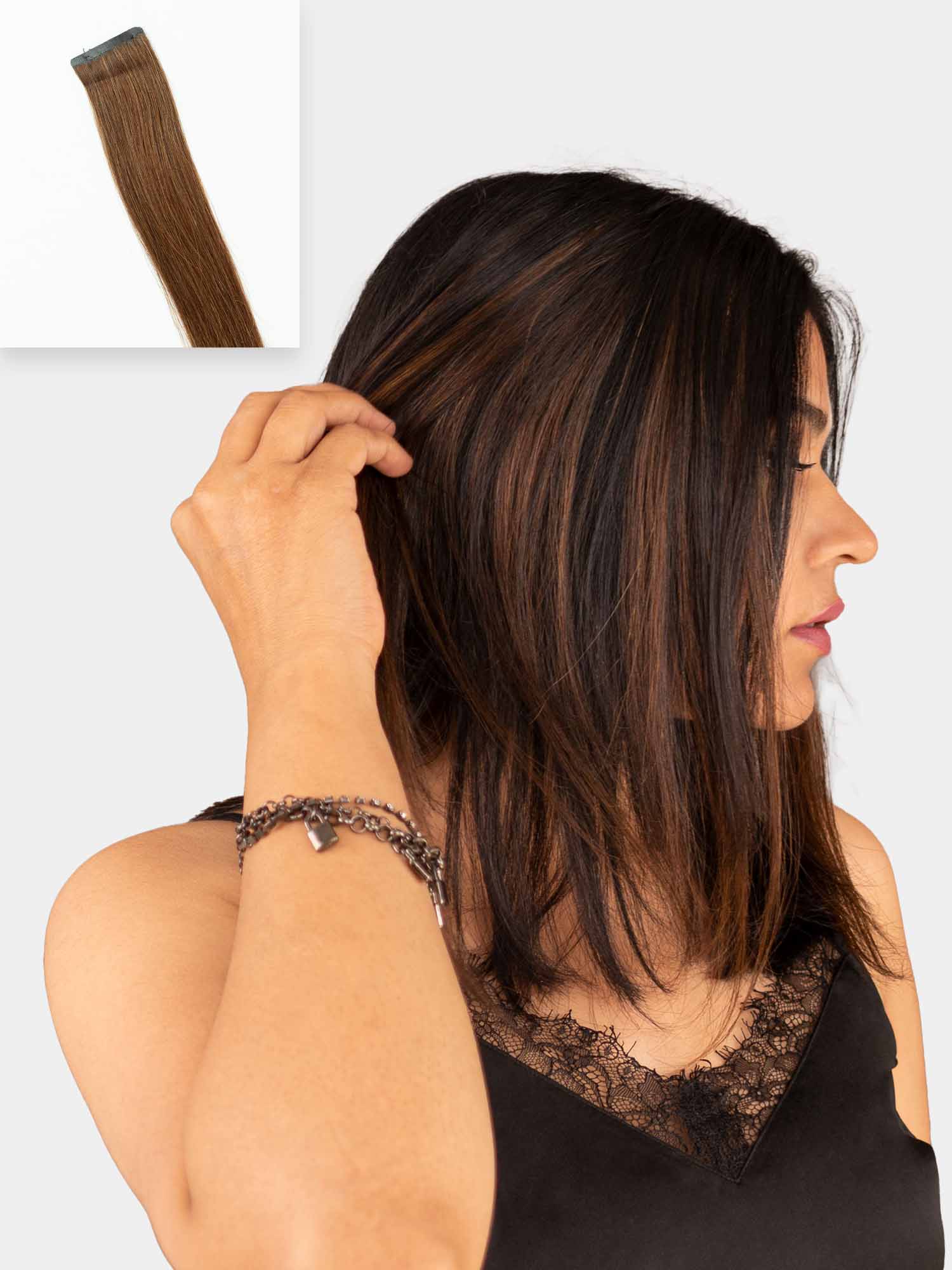 Medium Brown Single Clip Highlight