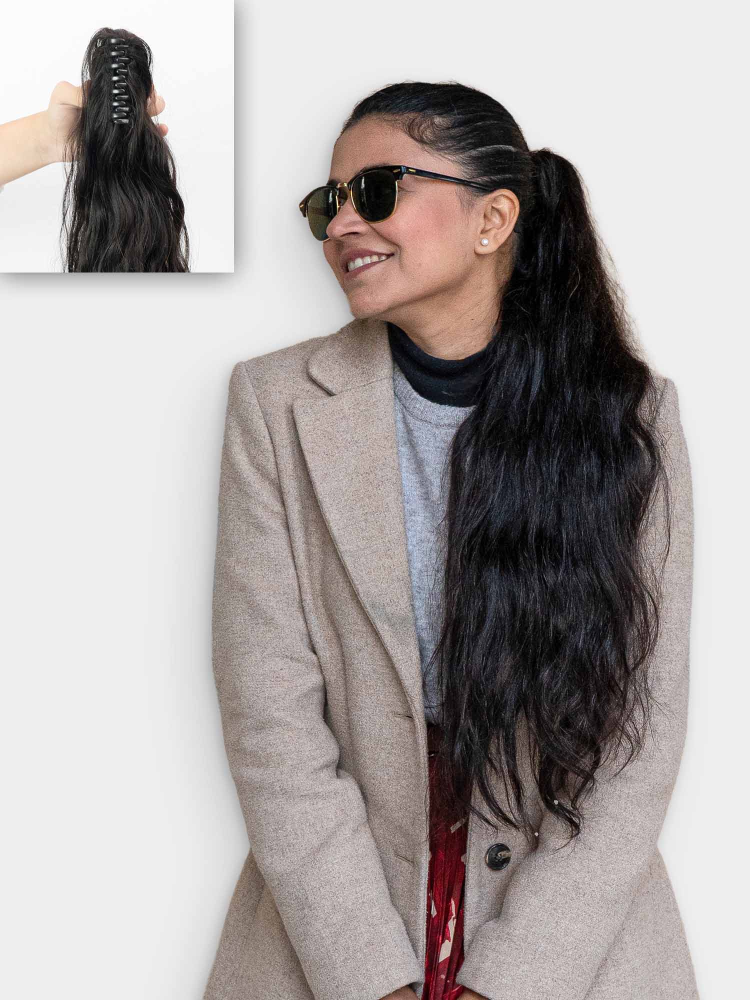 Big Claw Clip-on Ponytail