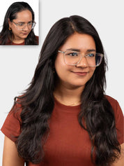 Before and after using Gemeria Hair front lace hair band topper bio base – natural coverage for thinning hair with seamless, fuller look