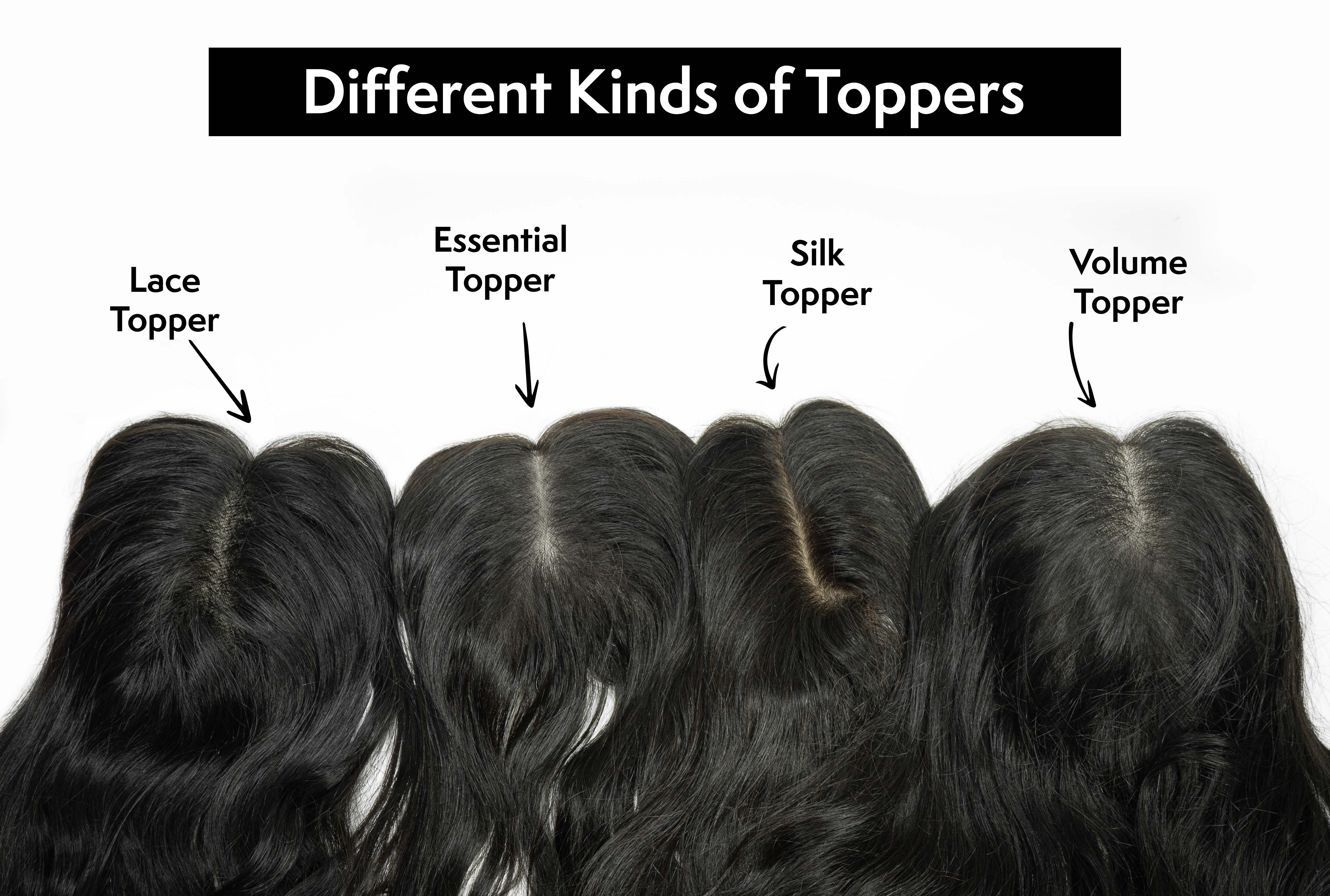 types of topper gemeria hair 
