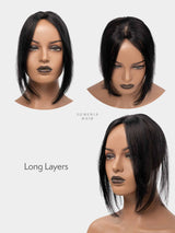 Mini Topper with Bangs | Bio Base | Hair Topper