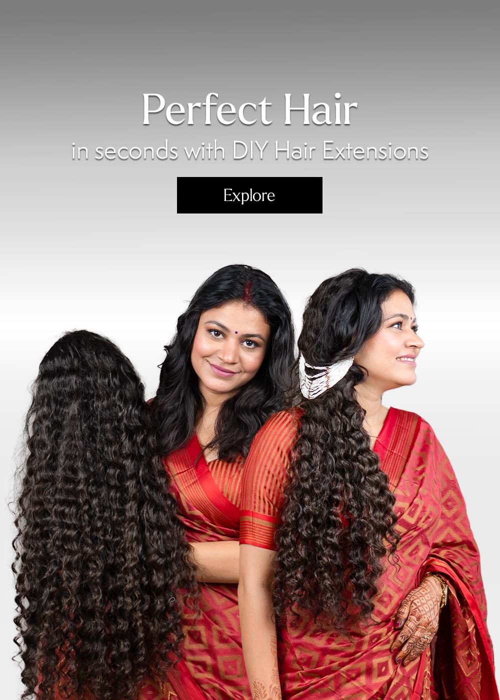 Human hair on sale extensions india