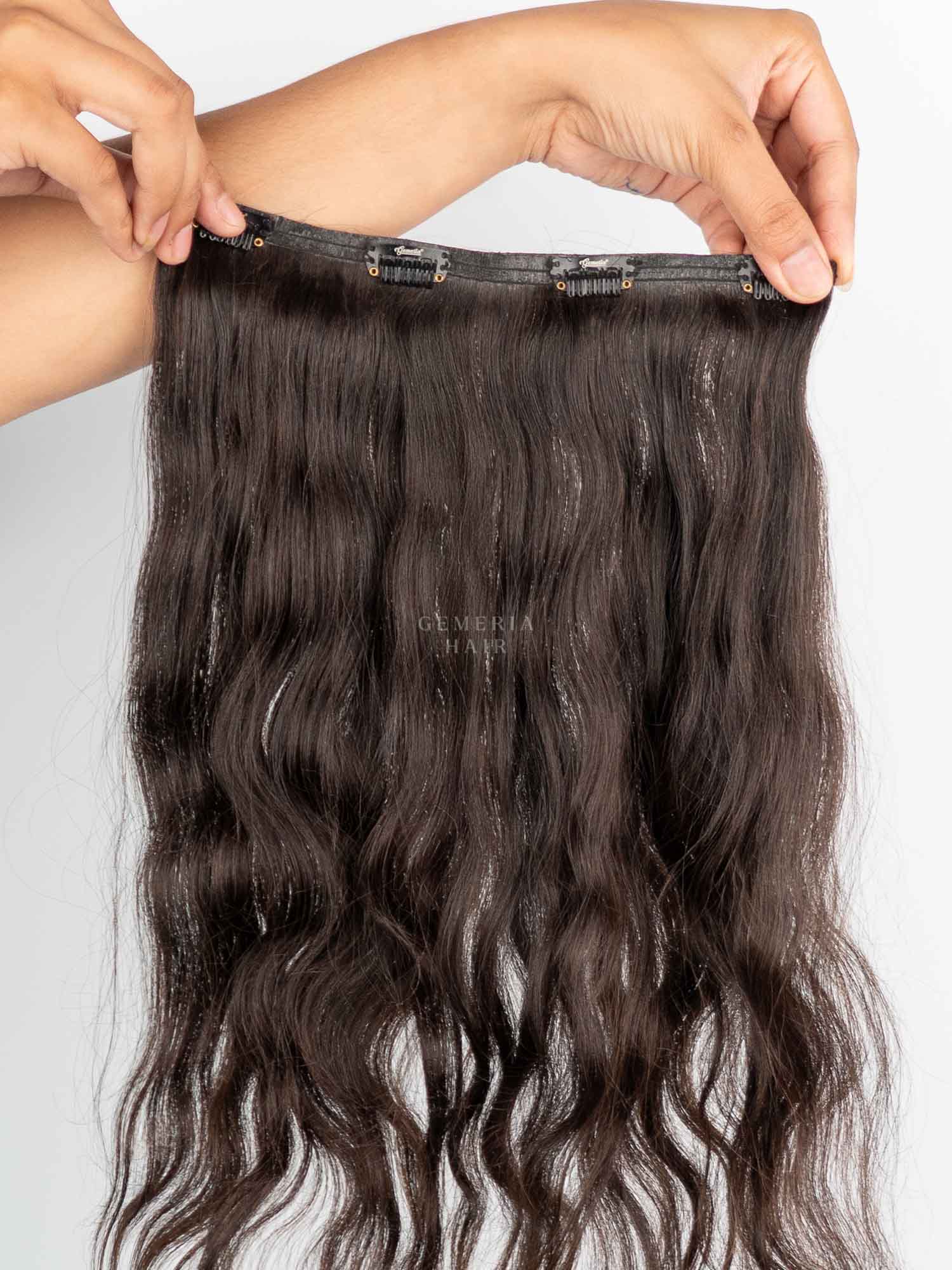 Seamless | 1 Piece Clip-In Volumizer | Wavy