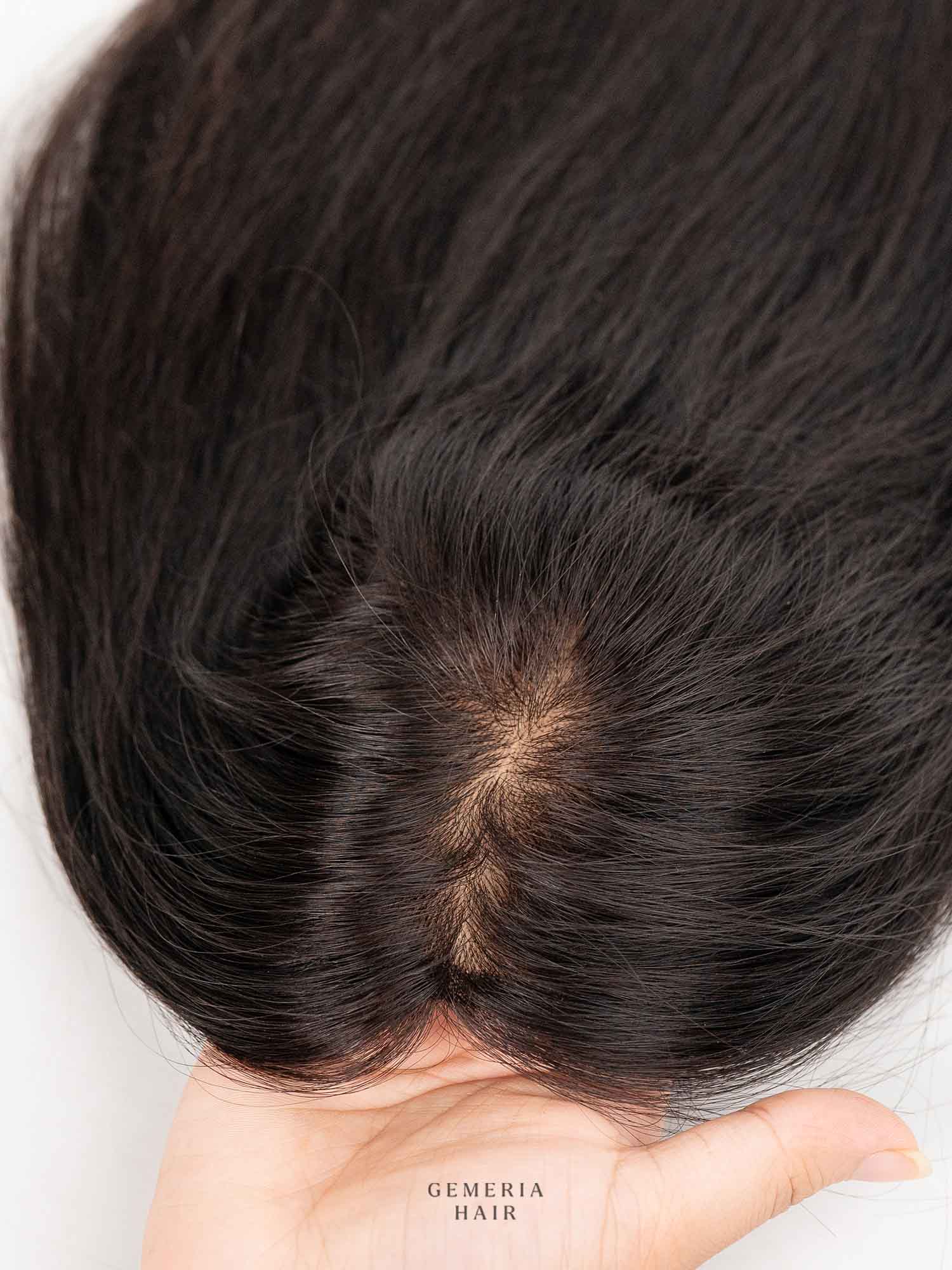 5"x8" | Silk Base Crown Hair Topper