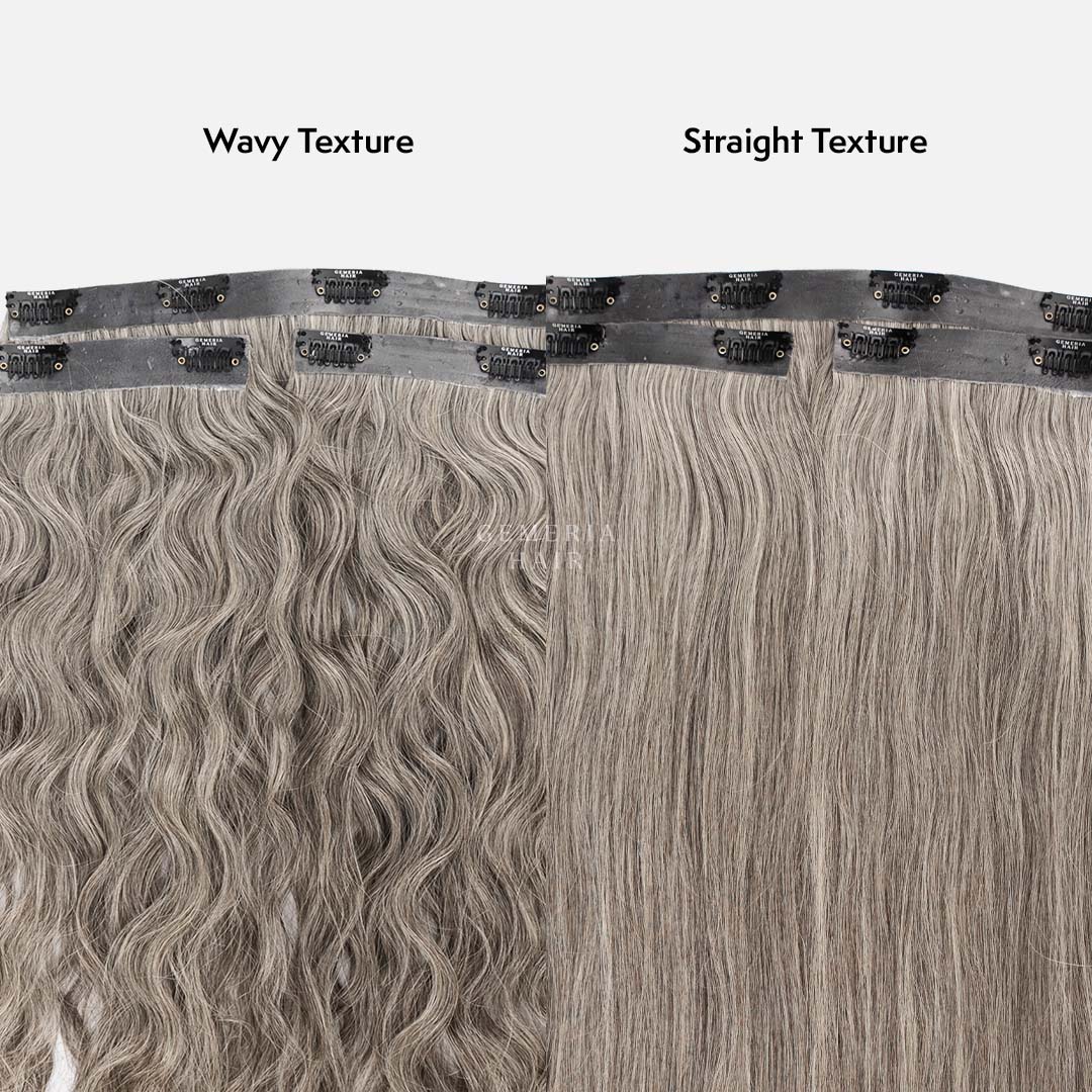 Grey Hair | Seamless | 3-piece Set Clip-In Hair Volumizer