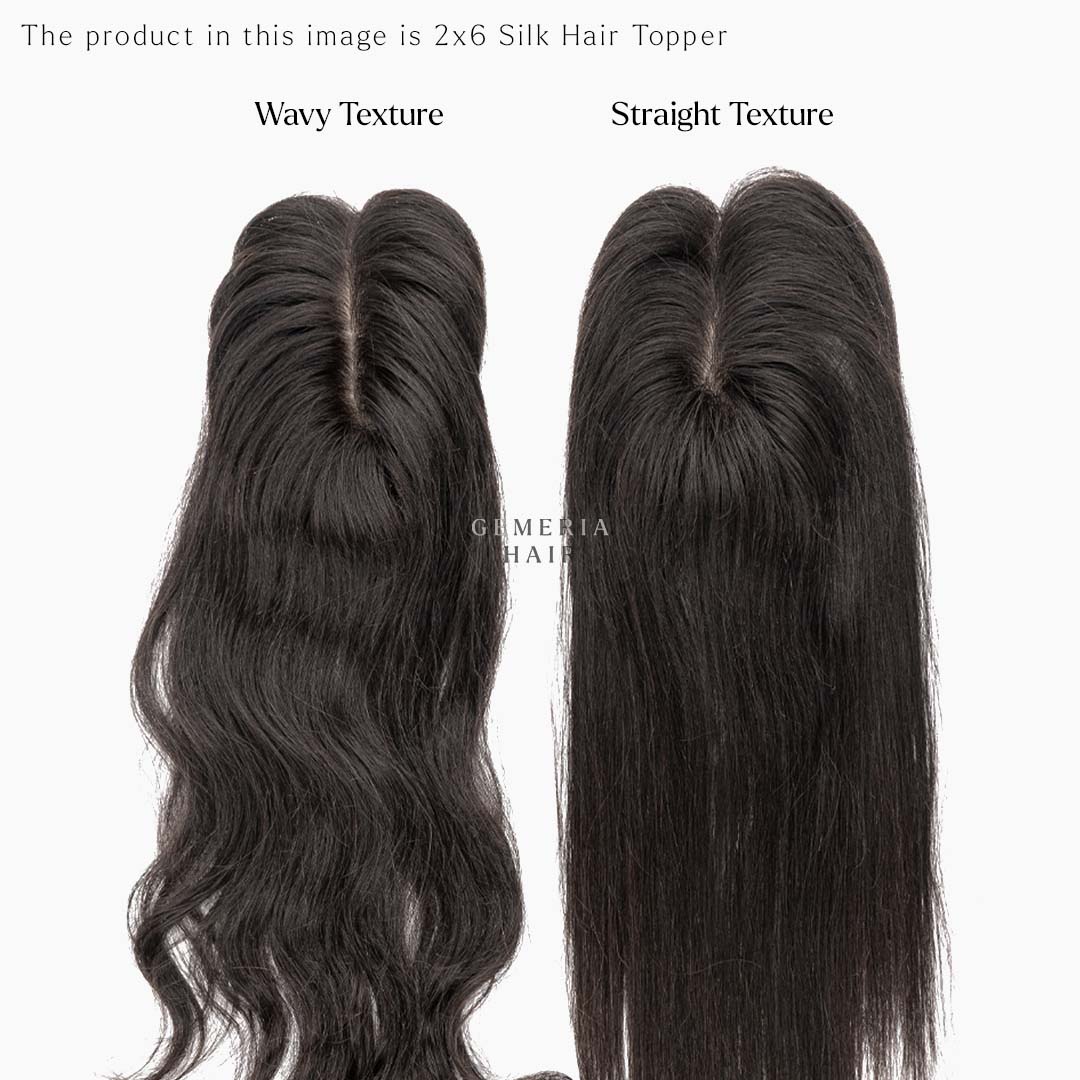 2"x6" | Silk Hair Topper