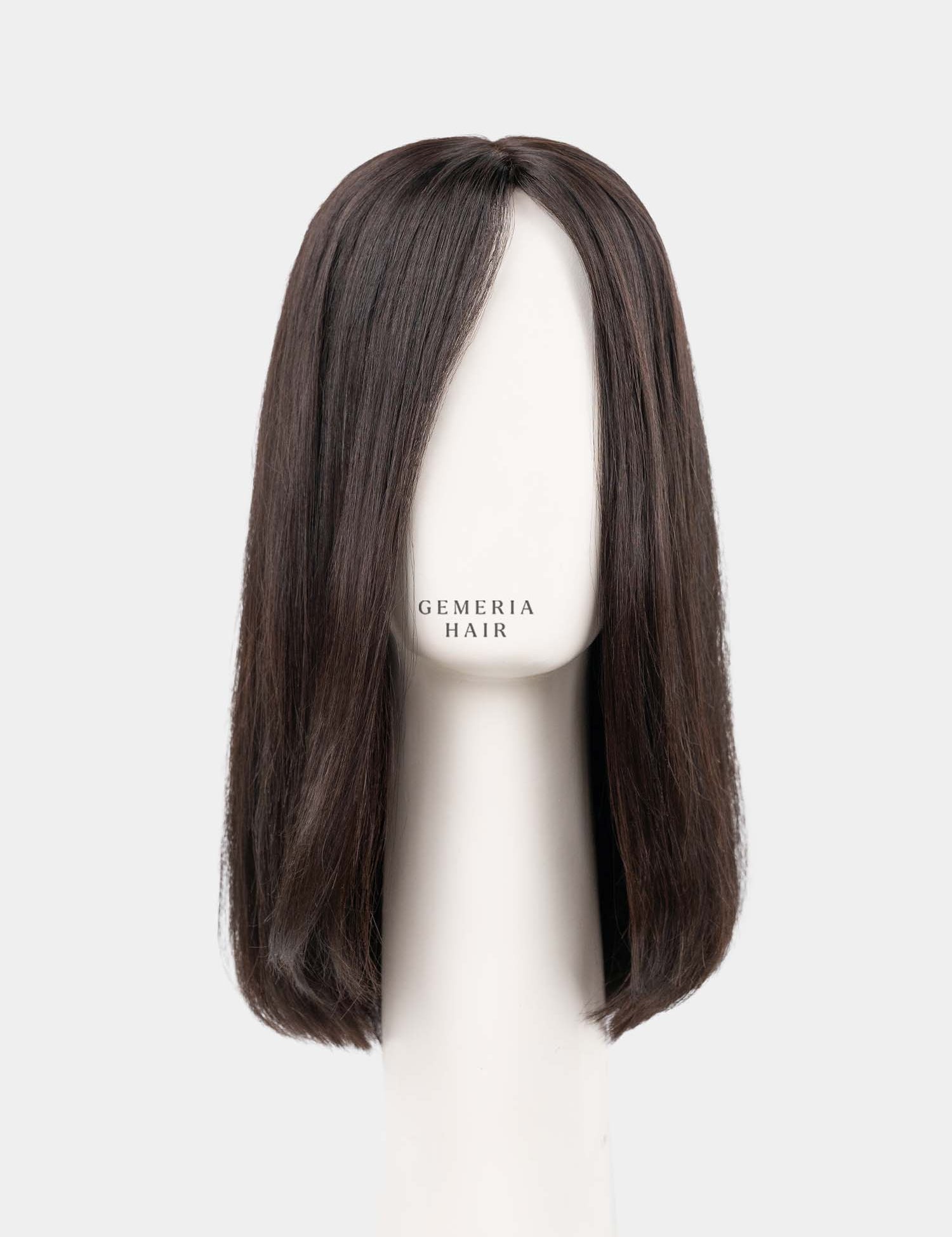 Front view of Lara Bob Bio-Base full head wig