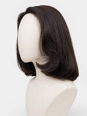 Mira Bob Full Head Wig with Bio-Base in natural black