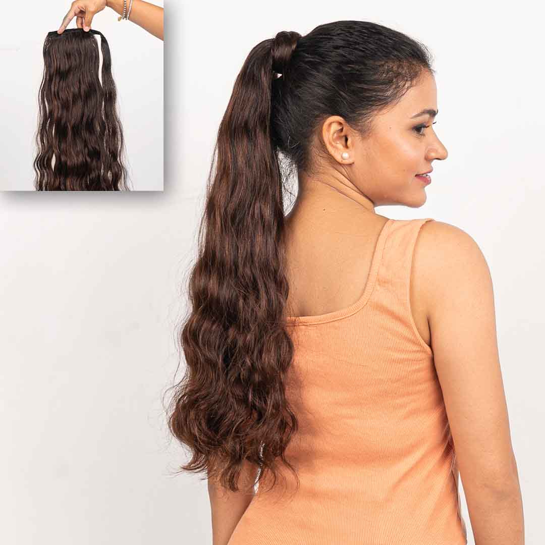 Buy Fully Wrap Around Ponytail hair Extensions gemeria hair